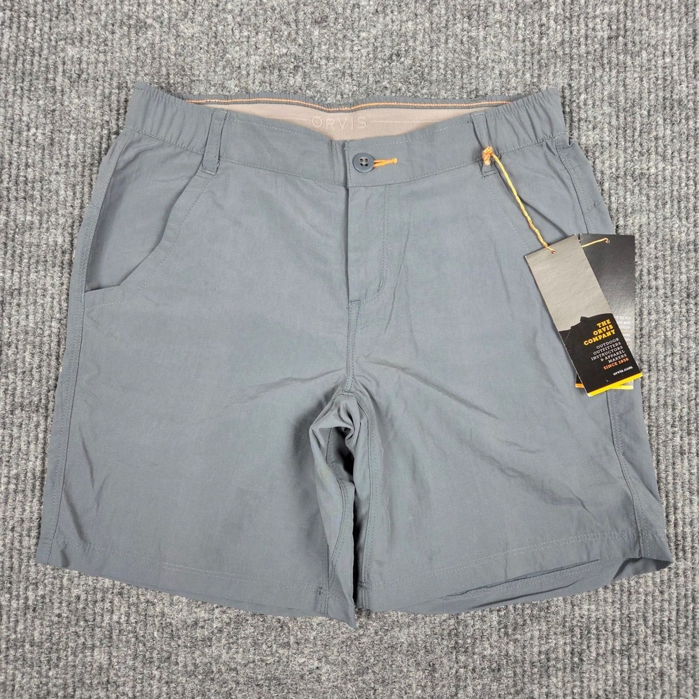 Orvis Womens Gray Outdoor Performance UPF 50 Hiking Shorts Size‎ 4 26310